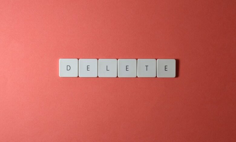 common uses for account deletion